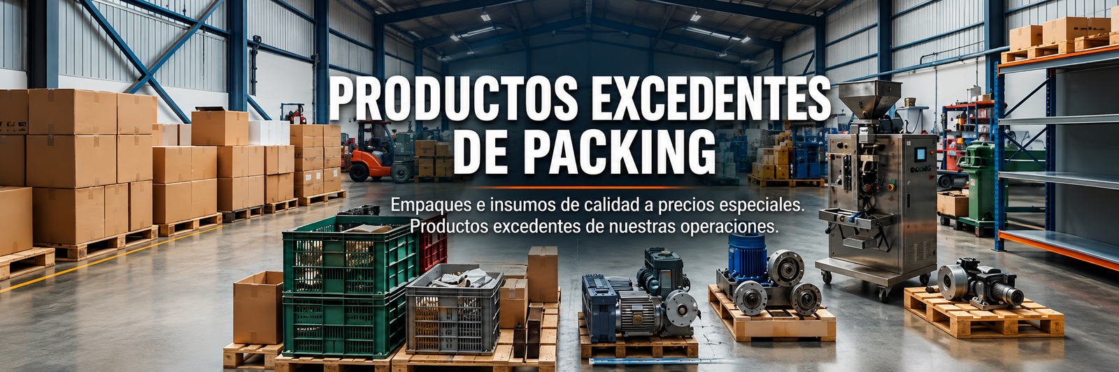 Productos excedentes de packing